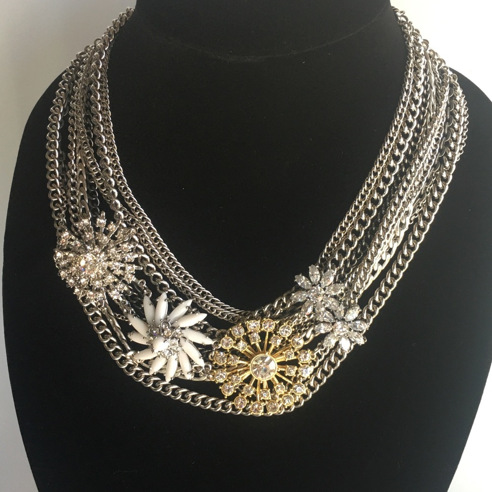 Stella and Dot Mixed Metal Statement Choker